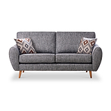 Northwick 3 Seater Sofa Slate with Light Leg from Roseland Furniture