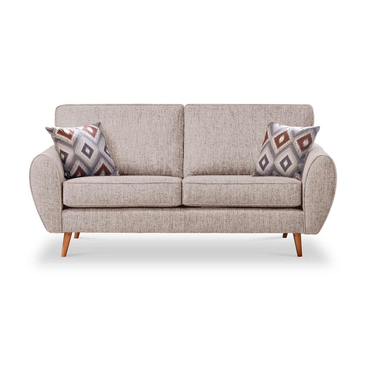 Northwick 3 Seater Sofa Beige with Light Leg from Roseland Furniture