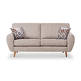 Northwick 3 Seater Sofa Beige with Light Leg from Roseland Furniture