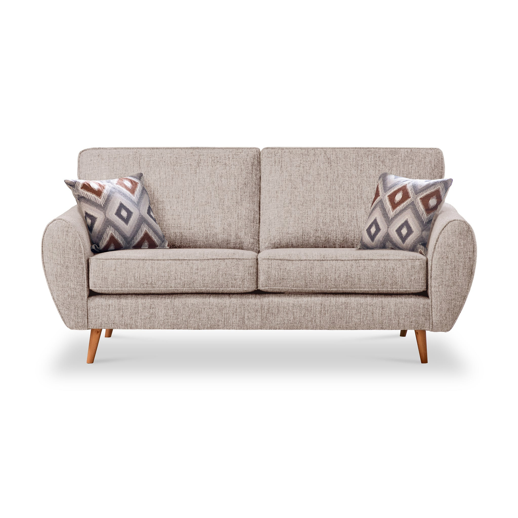 Northwick 3 Seater Sofa Beige with Light Leg from Roseland Furniture