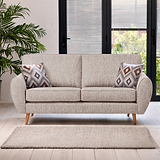 Northwick 3 Seater Sofa Beige with Light Leg from Roseland Furniture