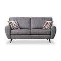 Northwick 3 Seater Sofa Slate with Dark Leg from Roseland Furniture