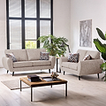 Northwick Sofas Beige with Dark Leg from Roseland Furniture