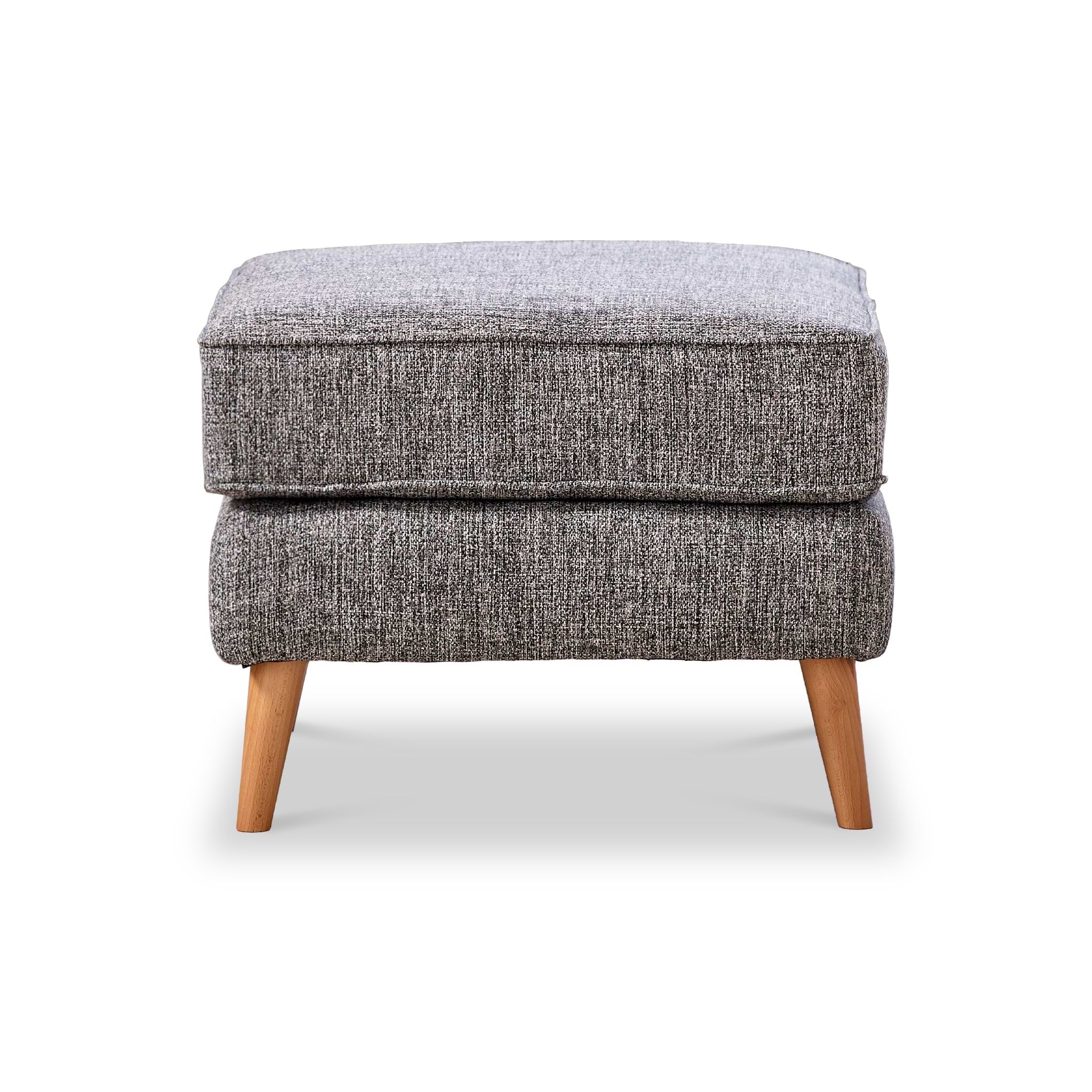 Northwick Footstool Slate with Light Leg from Roseland Furniture