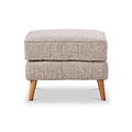 Northwick Footstool Beige with Light Leg from Roseland Furniture