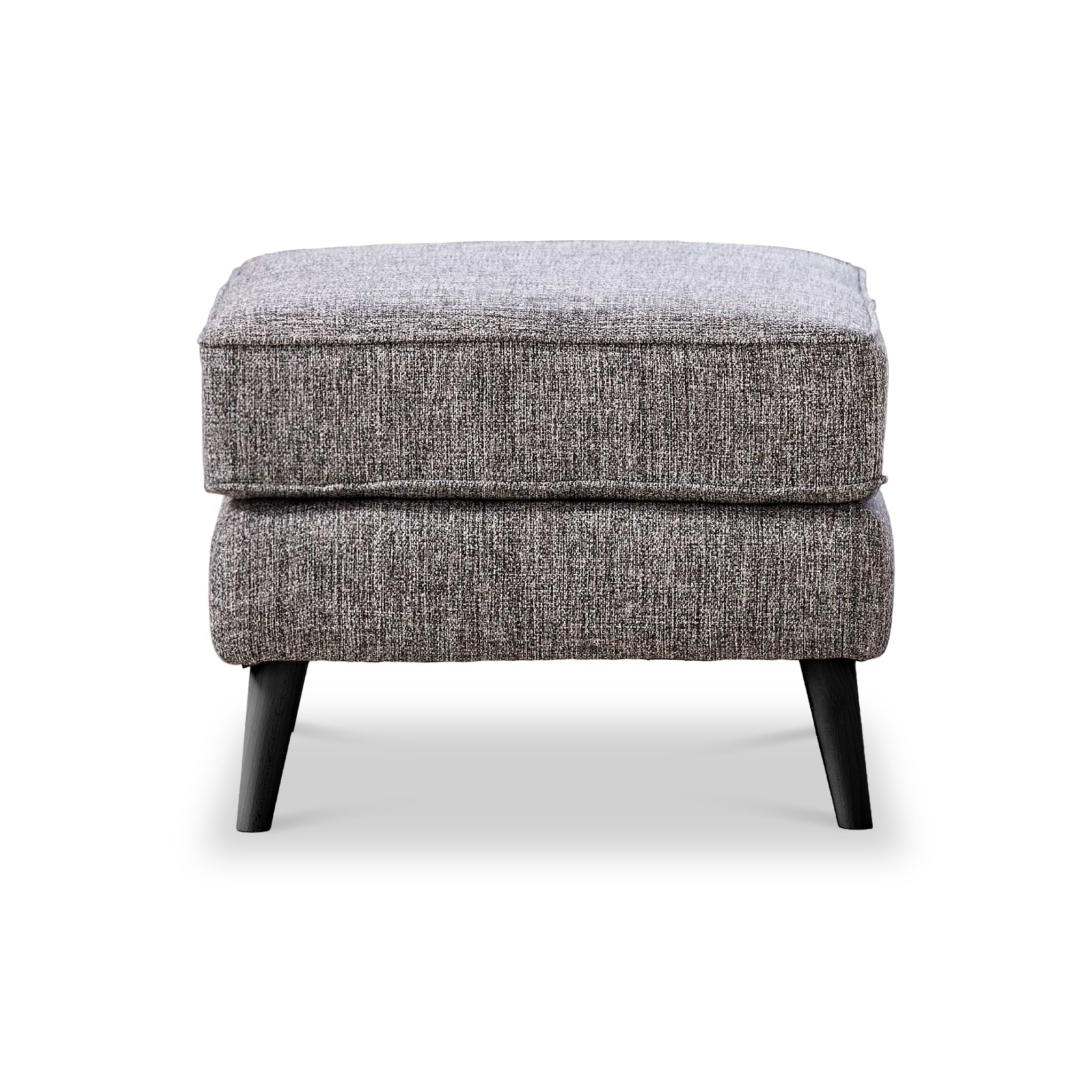 Northwick Footstool Slate with Dark Leg from Roseland Furniture