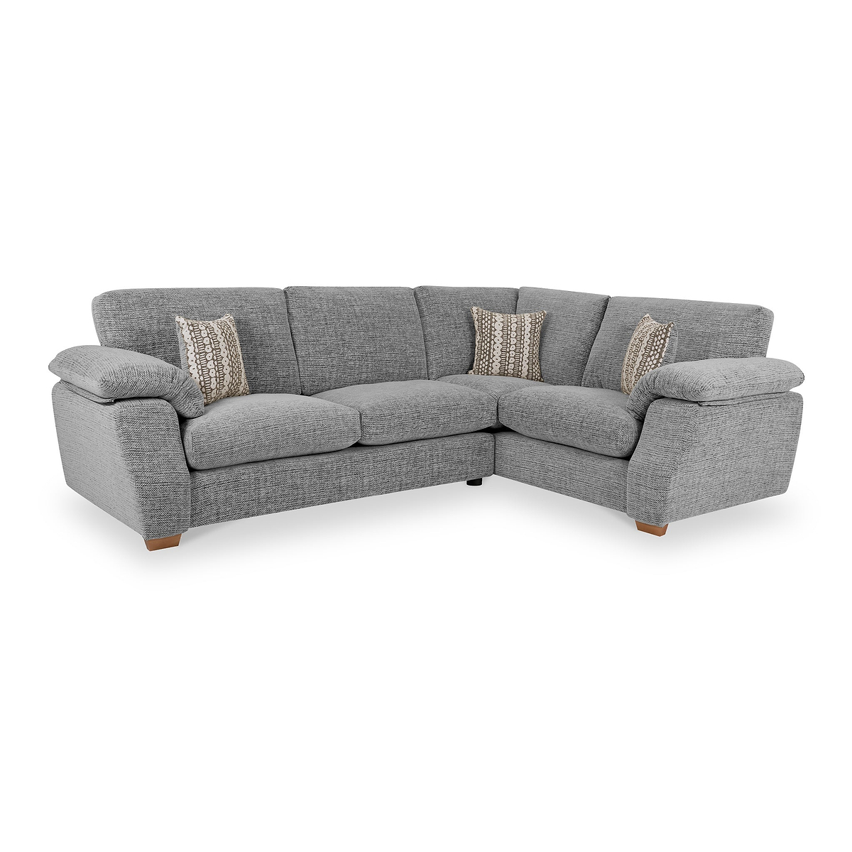 Camden Corner Sofa in Mushroom by Roseland Furniture