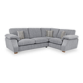 Camden Corner Sofa in Silver by Roseland Furniture