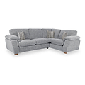 Camden Corner Sofa in Silver by Roseland Furniture