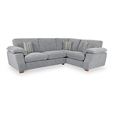 Camden Corner Sofa in Silver by Roseland Furniture