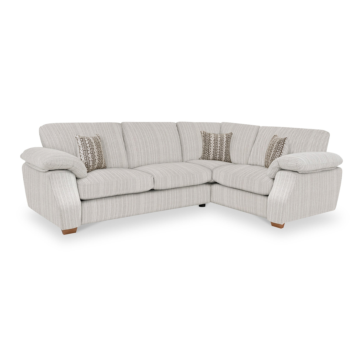 Camden Corner Sofa in Cream by Roseland Furniture