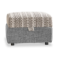 Camden Storage Footstool Tate Mushroom Bohor Brown from Roseland Furniture
