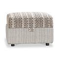 Camden Storage Footstool Tate Cream Bohor Brown from Roseland Furniture