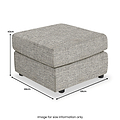 Camden Standard Footstool Tate Grey from Roseland Furniture