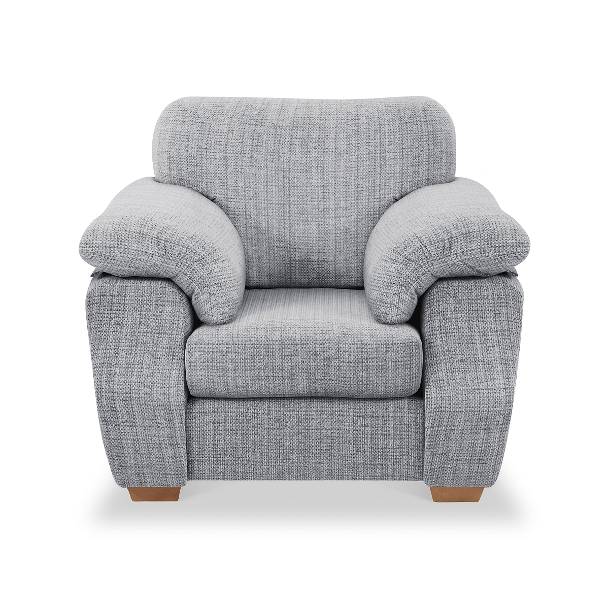 Camden Armchair Tate Silver Bohor Charcoal from Roseland Furniture