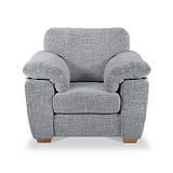 Camden Armchair Tate Silver Bohor Charcoal from Roseland Furniture