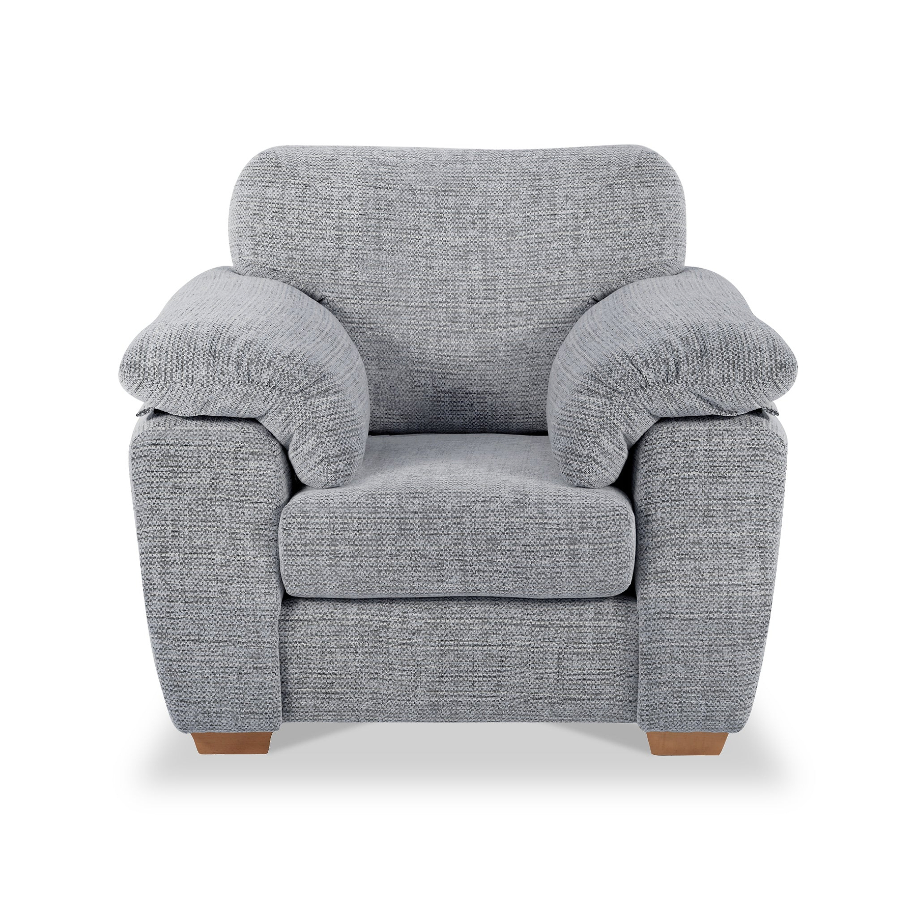 Camden Armchair Tate Silver Bohor Charcoal from Roseland Furniture