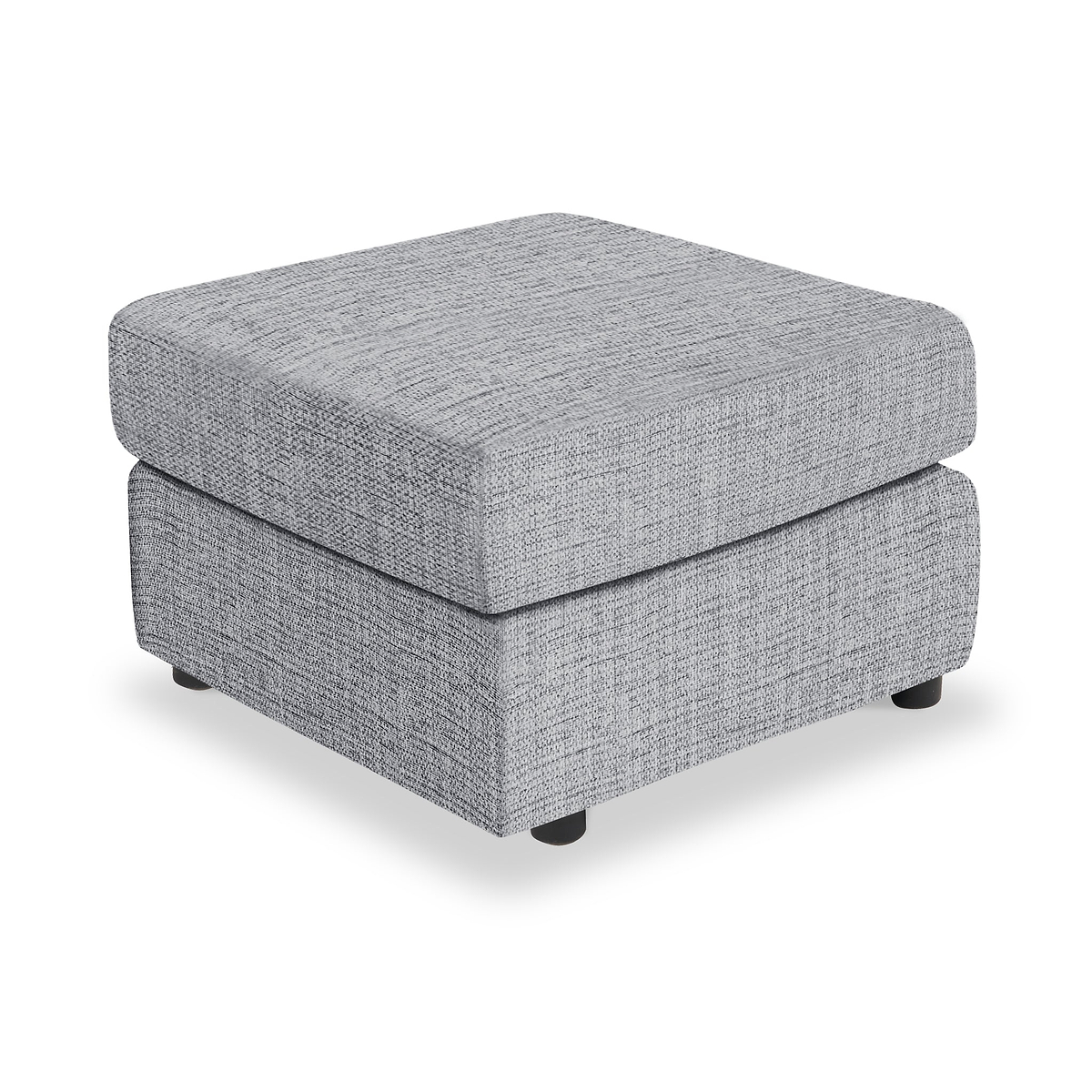 Camden Standard Footstool Tate Silver from Roseland Furniture