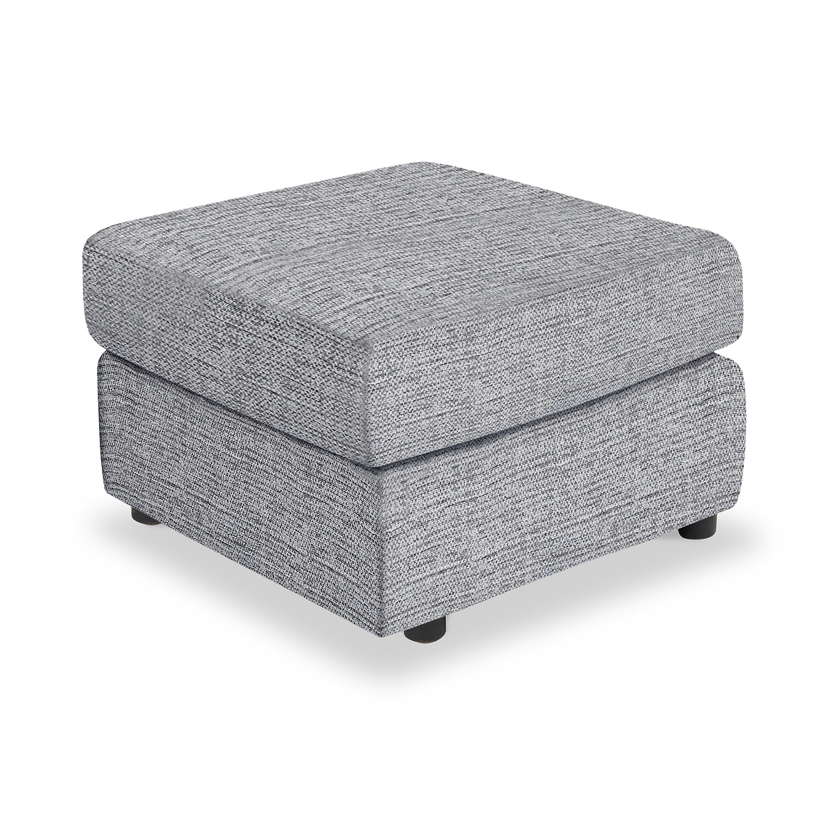 Camden Standard Footstool Tate Silver from Roseland Furniture