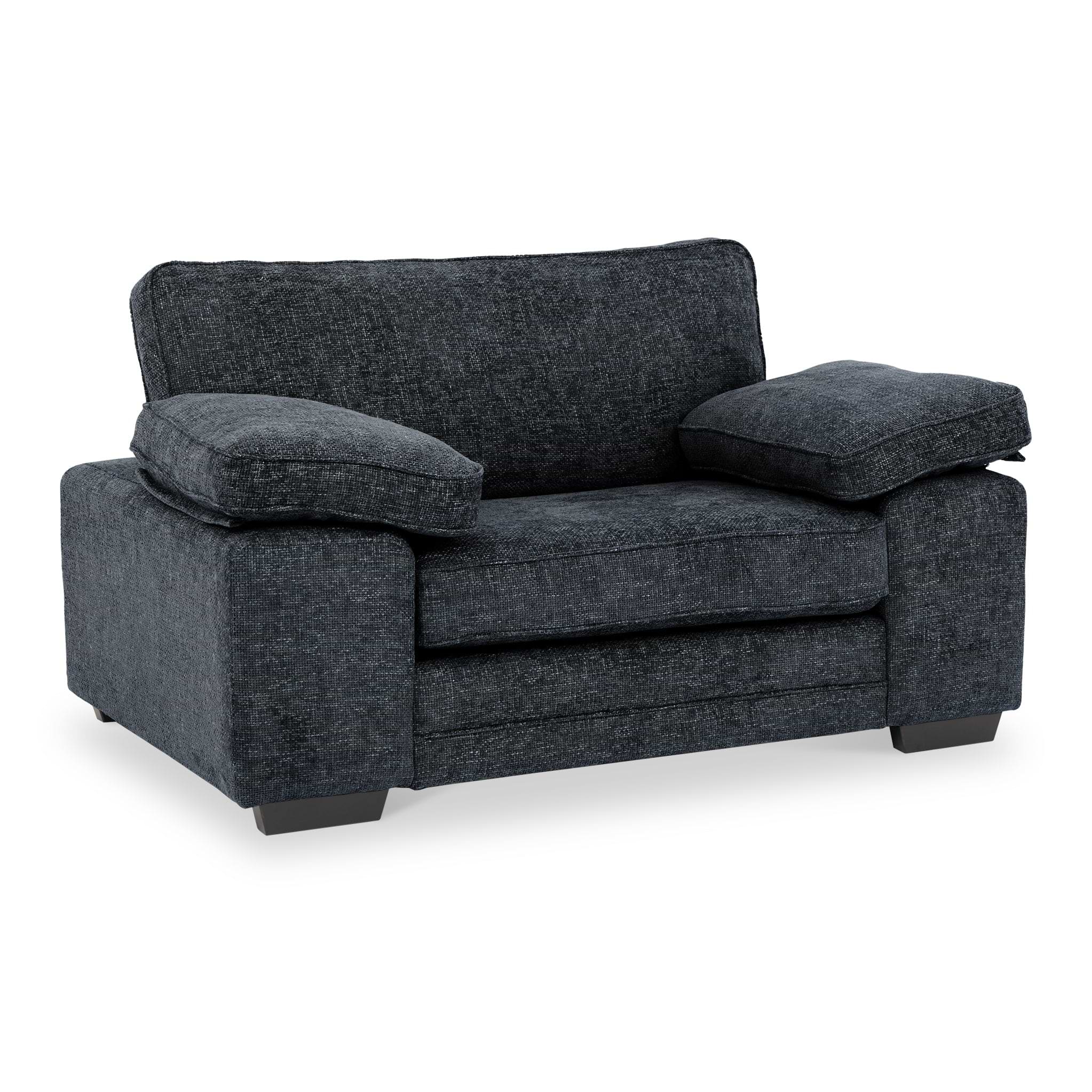 Ralston Snuggle Chair Heinz Ebony from Roseland Furniture