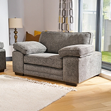 Ralston Snuggle Chair Heinz Grey from Roseland Furniture