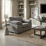 Ralston Snuggle Chair Heinz Grey from Roseland Furniture