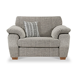 Camden Snuggle Chair Tate Grey Bohor Charcoal from Roseland Furniture