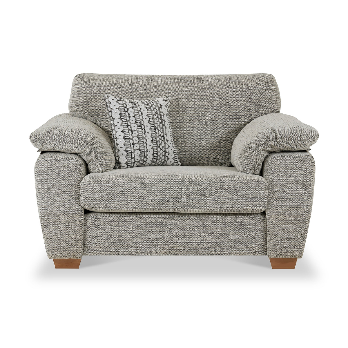 Camden Snuggle Chair Tate Grey Bohor Charcoal from Roseland Furniture