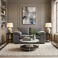 Ralston 2 Seater Sofa Heinz Grey from Roseland Furniture