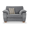 Camden Snuggle Chair Tate Mushroom Bohor Brown from Roseland Furniture