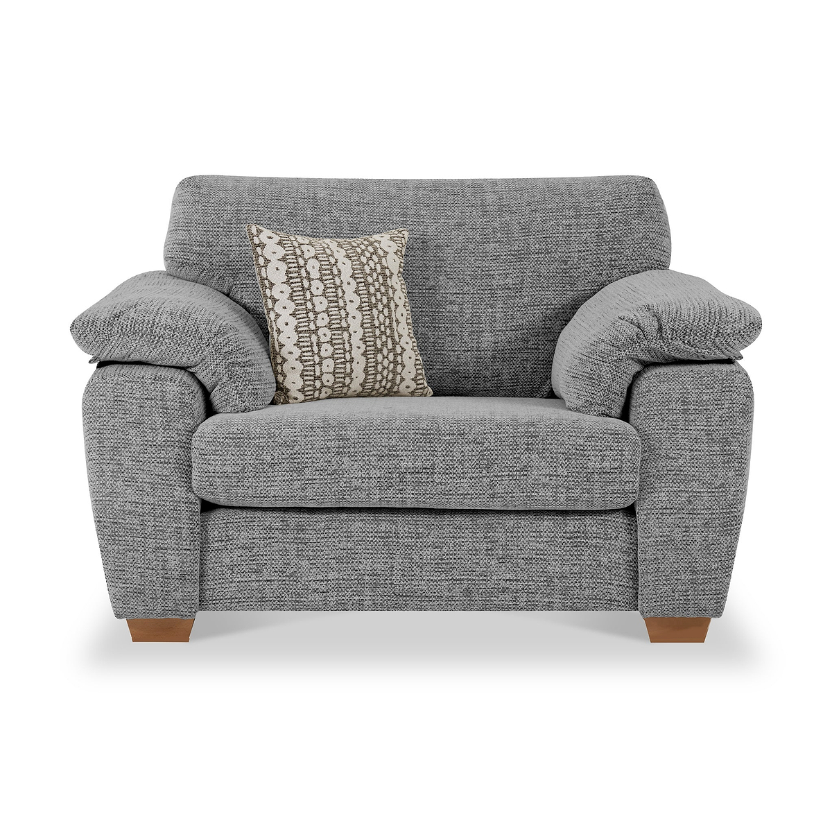 Camden Snuggle Chair Tate Mushroom Bohor Brown from Roseland Furniture