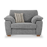 Camden Snuggle Chair Tate Mushroom Bohor Brown from Roseland Furniture