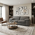 Ralston 3 Seater Sofa Heinz Grey from Roseland Furniture