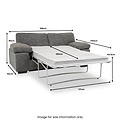Ralston 2 Seater Sofa Bed Heinz Grey from Roseland Furniture