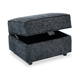 Ralston Storage Footstool Heinz Ebony from Roseland Furniture