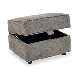 Ralston Storage Footstool Heinz Grey from Roseland Furniture