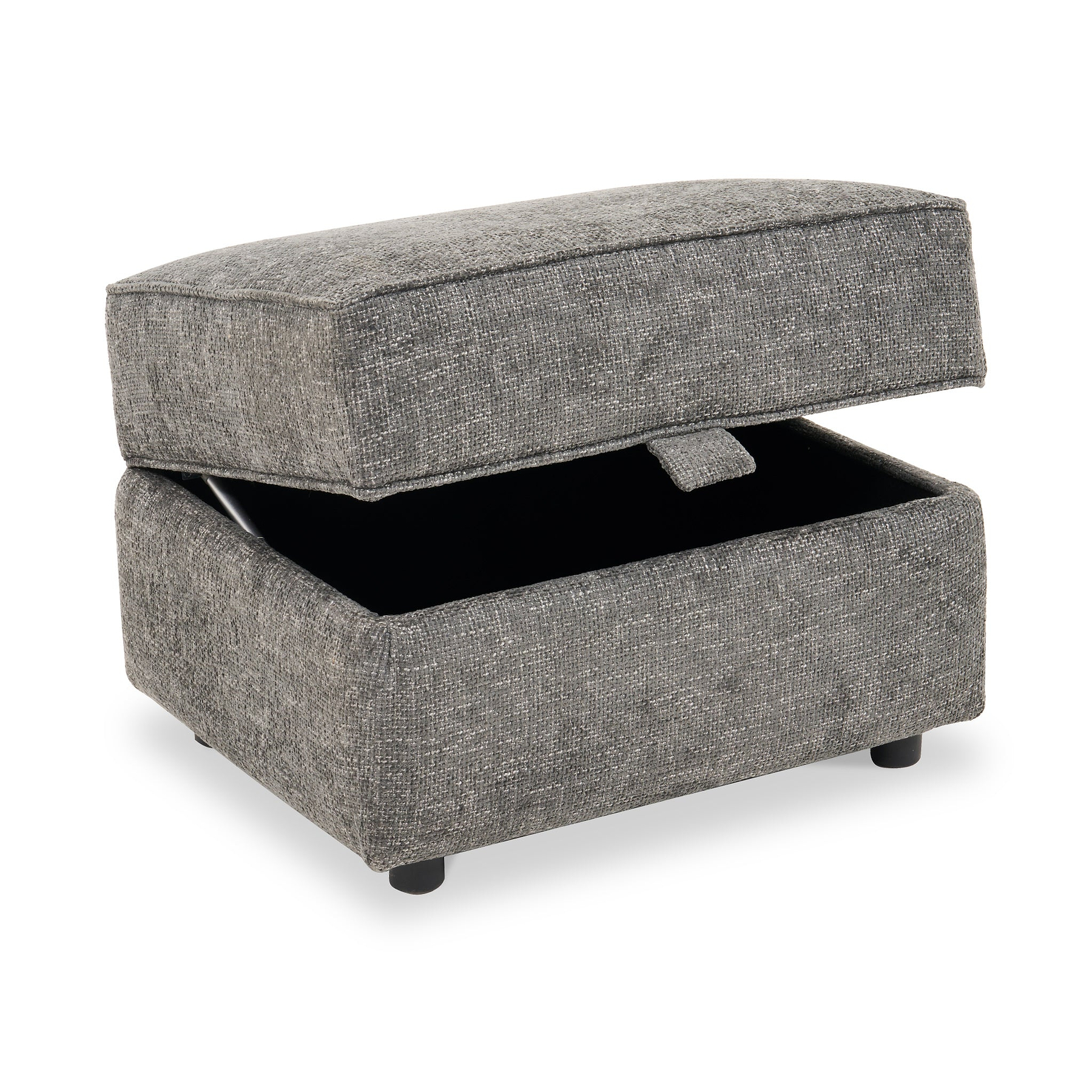 Ralston Storage Footstool Heinz Grey from Roseland Furniture
