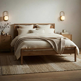 Maxi Oak Bed Double Frame from Roseland