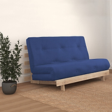 Maggie Double Futon Blue from Roseland Furniture