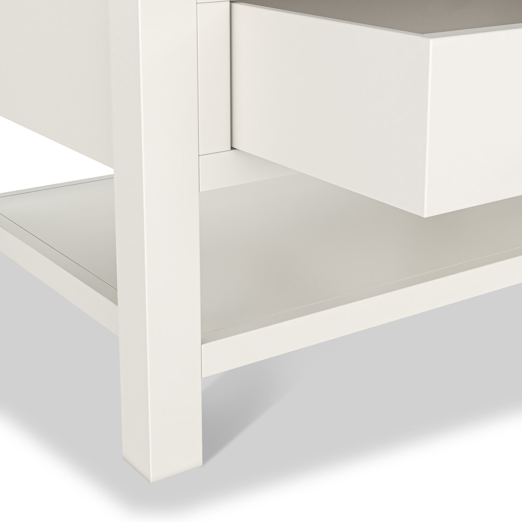 Farrow Washed Oak White Coffee Table SH from Roseland Furniture