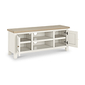 Farrow Washed Oak White 120cm TV Unit SH from Roseland Furniture