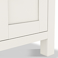 Farrow Coconut White Cupboard with from Roseland Furniture - close up of leg