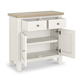 Farrow Washed Oak White Mini Sideboard SH from Roseland Furniture