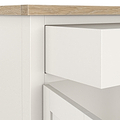 Farrow Washed Oak White Small Sideboard SH from Roseland Furniture