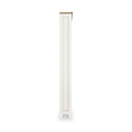 Farrow Washed Oak White Large Bookcase from Roseland Furniture