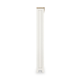 Farrow Washed Oak White Large Bookcase from Roseland Furniture