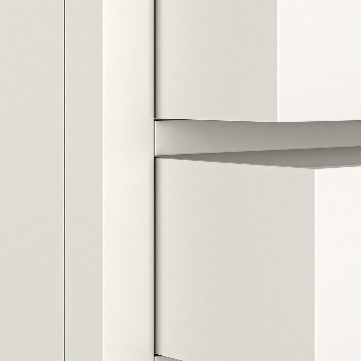 Farrow Washed Oak White Slim Bedside SH from Roseland Furniture