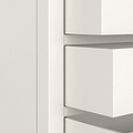 Farrow Washed Oak White 3 Drawer Chest SH from Roseland Furniture