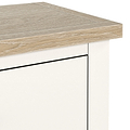 Farrow Washed Oak White 6 Drawer Chest SH from Roseland Furniture