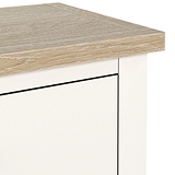 Farrow Washed Oak White 6 Drawer Chest SH from Roseland Furniture